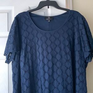 Navy Blue Dress; 2XL - fits like a 1X;